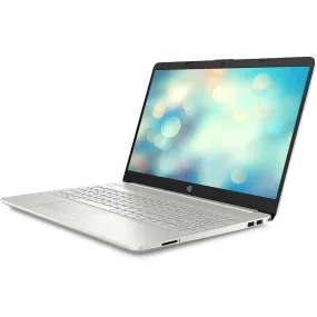 HP 15-dw2076cl 15.6" HD i7-1065G7 1.3GHz Intel Iris Plus Graphics 8GB RAM 256GB SSD Win 10 Home Natural Silver