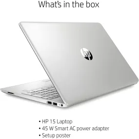 HP 15-dw3072cl 15.6" FHD i7-1165G7 2.8GHz Intel Iris Xe Graphics 16GB RAM 512GB SSD Win 11 Home Natural Silver