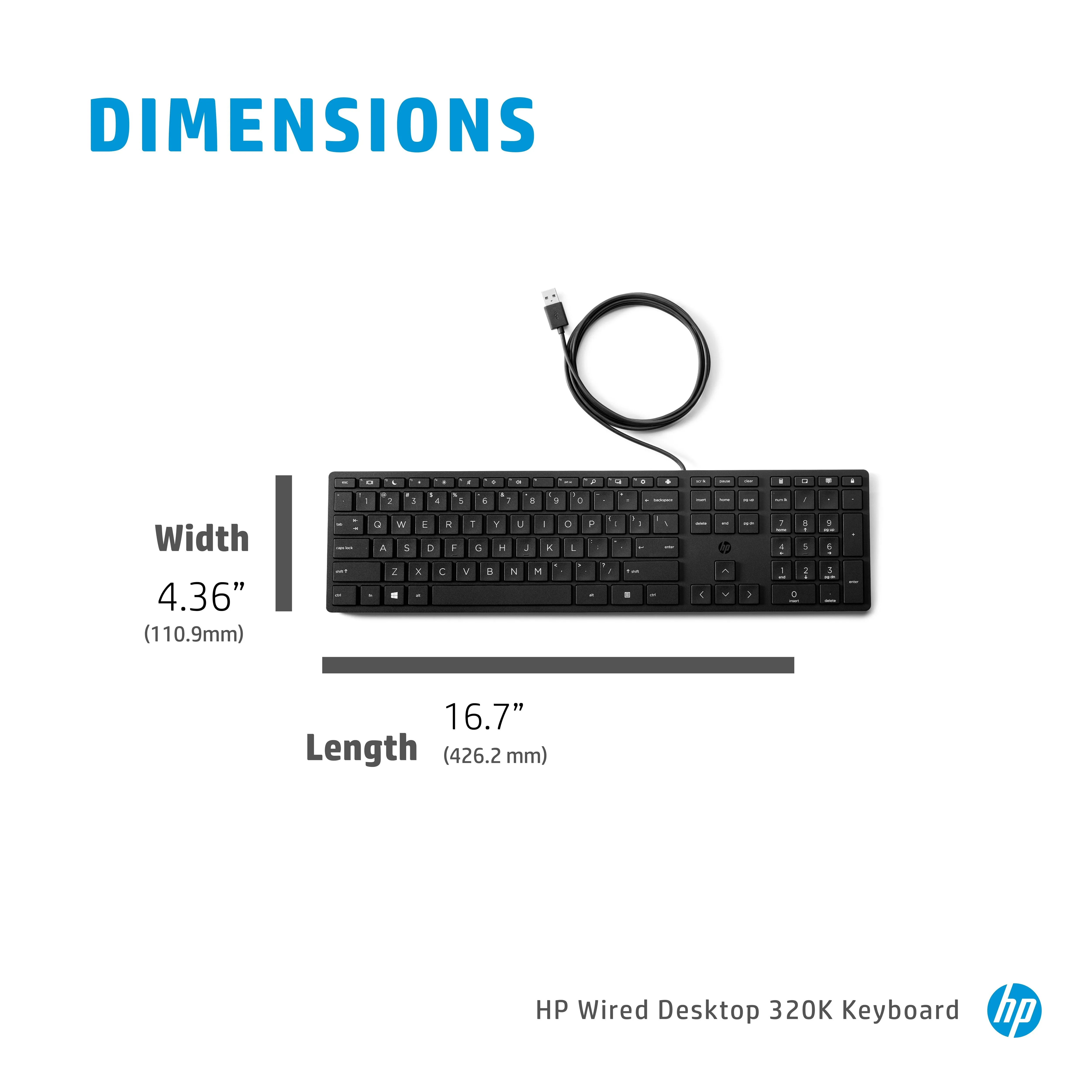 Hp Wired Desktop 320K Keyboard (Eu)