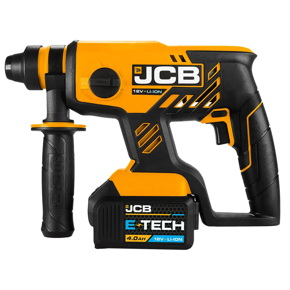 JCB 18V 1.7J Brushless SDS Rotary Hammer Drill JCB-18BLRH-4X-W