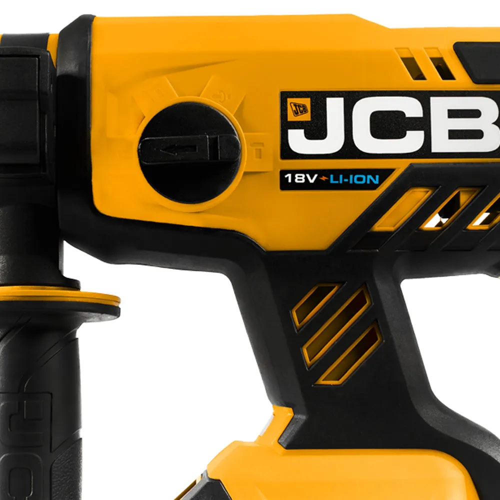 JCB 18V 1.7J Brushless SDS Rotary Hammer Drill JCB-18BLRH-4X-W