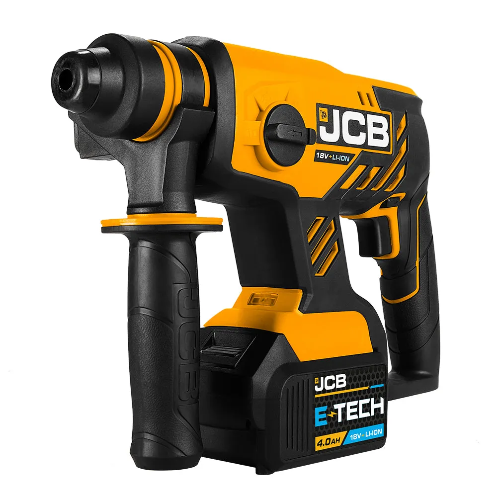 JCB 18V 1.7J Brushless SDS Rotary Hammer Drill JCB-18BLRH-4X-W