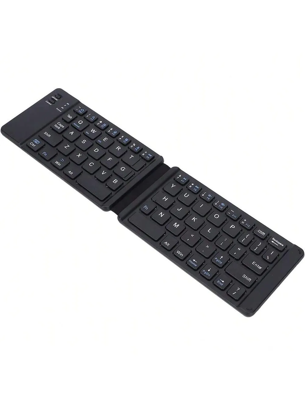 JOMAA Mini Wireless Keyboard Rechargeable Foldable Keyboard Folding