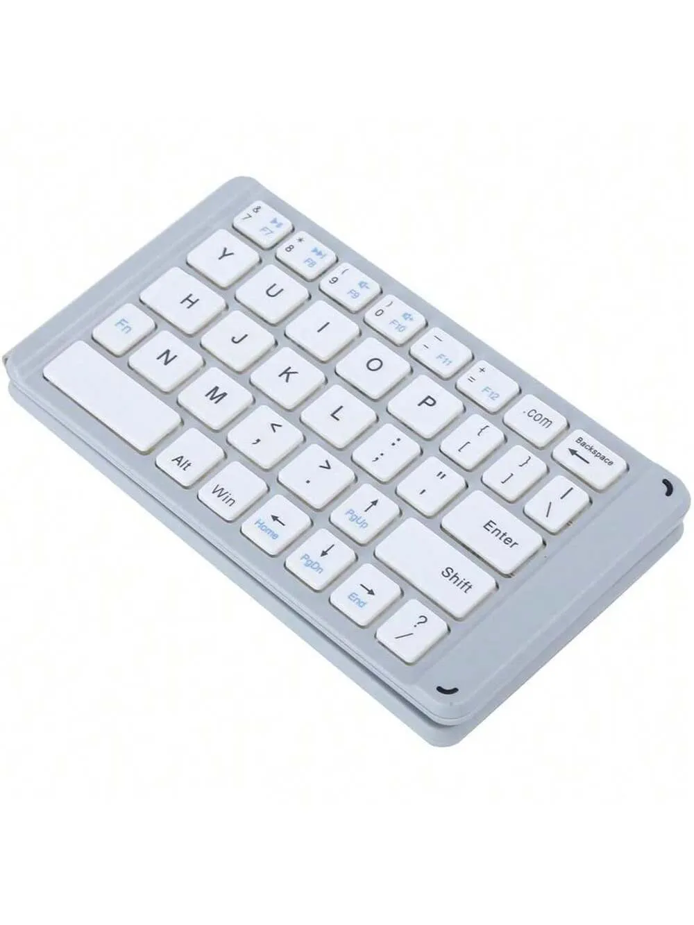 JOMAA Mini Wireless Keyboard Rechargeable Foldable Keyboard Folding