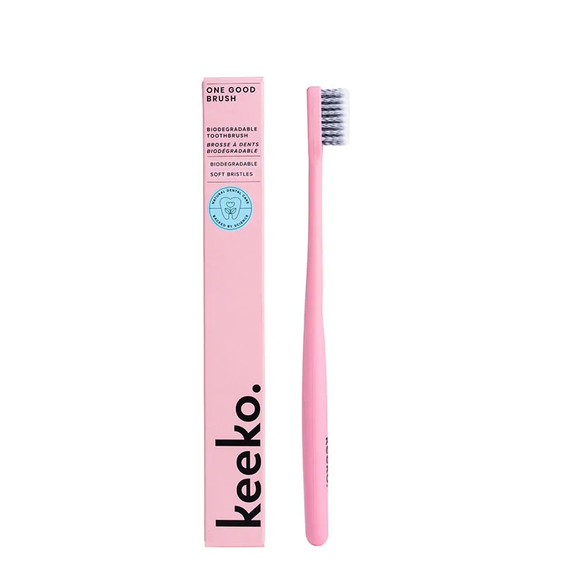 Keeko One Good Brush Biodegradable Toothbrush