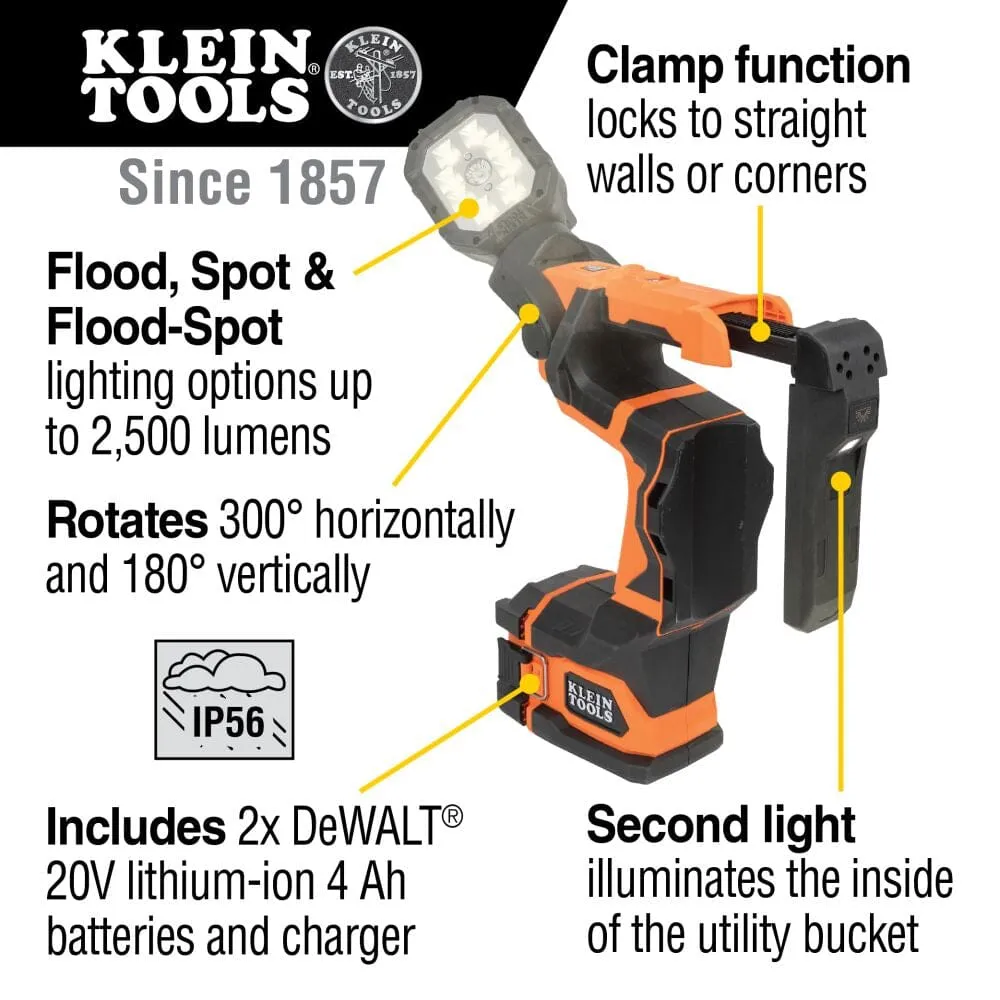 Klein Cordless Utility LED Light Kit - BAT20UBL1