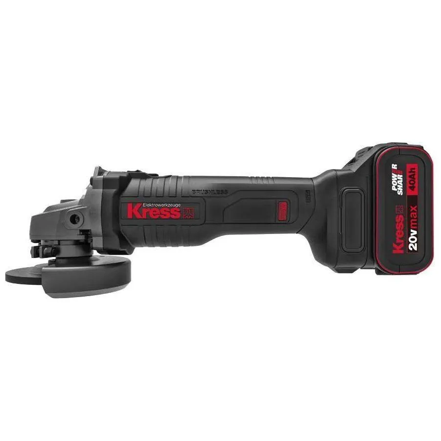 Kress KU800 20V Cordless Brushless Angle Grinder