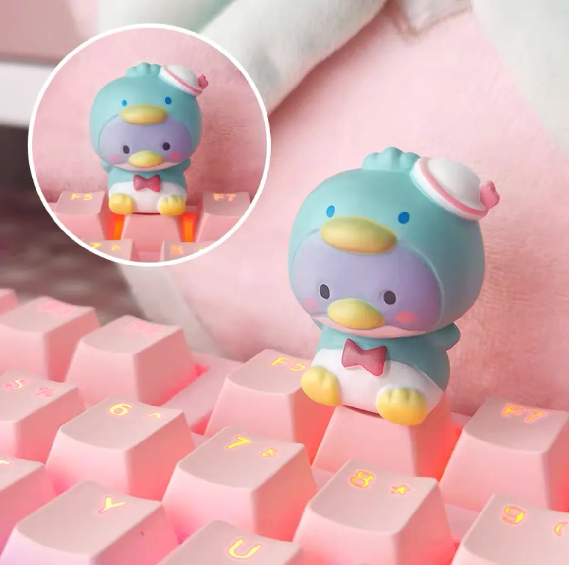 Kuromi My Melody Hello Kitty Pompompurin Pochacco Penguin TuxedoSam Style Keyboard Cap