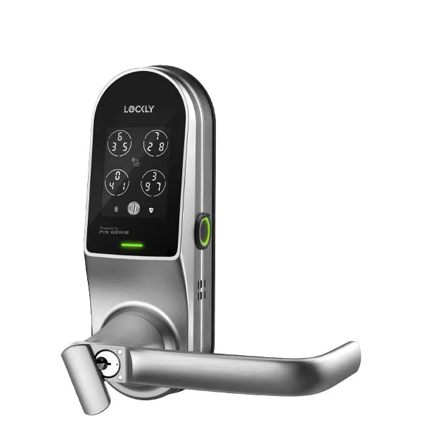 Lockly Guard- DUO 679D - Dual Locking Interconnected Smart Lock - Fingerprint Reader - Wi-Fi-Bluetooth App Controlled  - Touchscreen Keypad - Key Override - Mifare RFID - Optional Finish