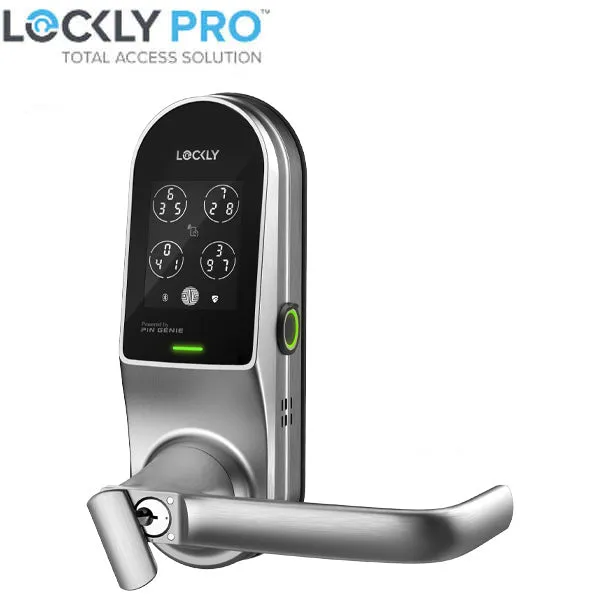 Lockly Guard- DUO 679D - Dual Locking Interconnected Smart Lock - Fingerprint Reader - Wi-Fi-Bluetooth App Controlled  - Touchscreen Keypad - Key Override - Mifare RFID - Optional Finish