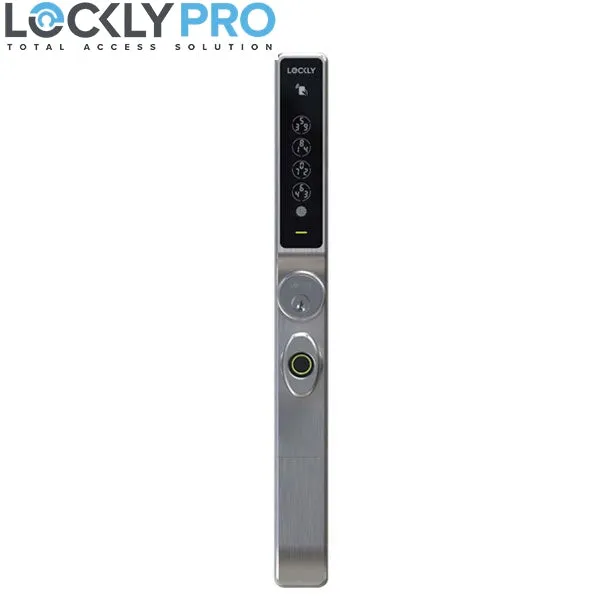 Lockly Pro - PGD238TWS - GUARD - Defender Biometric Electronic Mortise Thumb Turn Set - RFID - Fingerprint Reader - Wi-Fi - Bluetooth - Stainless Steel