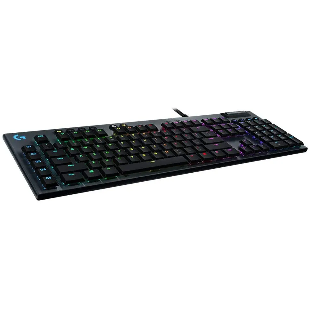 Logitech G815 LIGHTSYNC RGB Mechanical Wired Gaming Keyboard Clickly, 920-009087