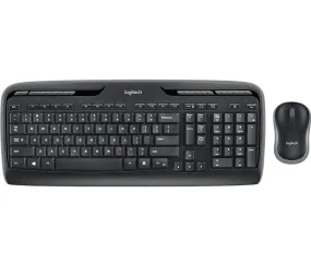 Logitech Wireless Combo Mk330 - Keyboard And Mouse Set - Wireless - 2.4 Ghz - Qwerty - Nordic - Black