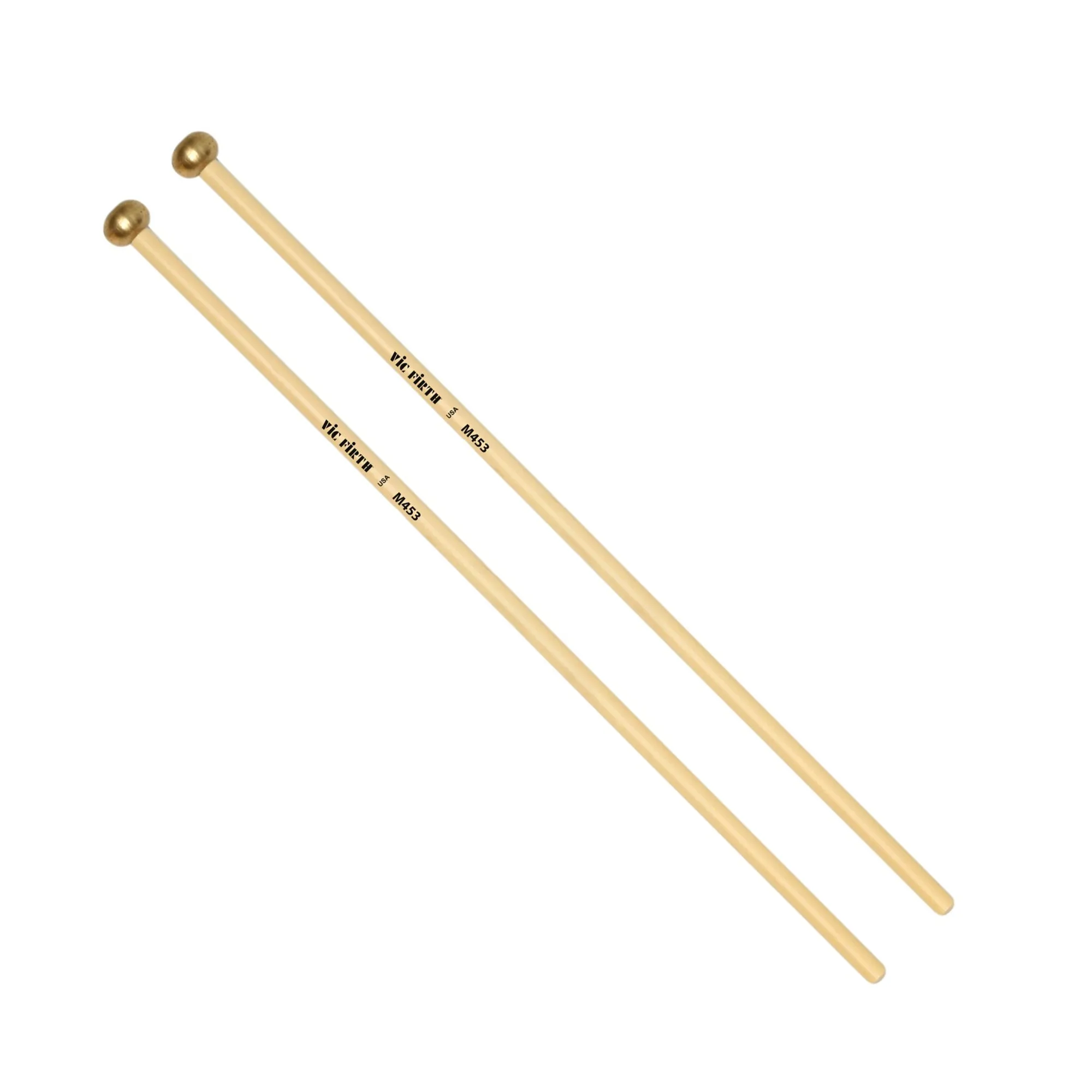 M453 - Articulate Series Keyboard Mallet - 11/16" Brass, Oval