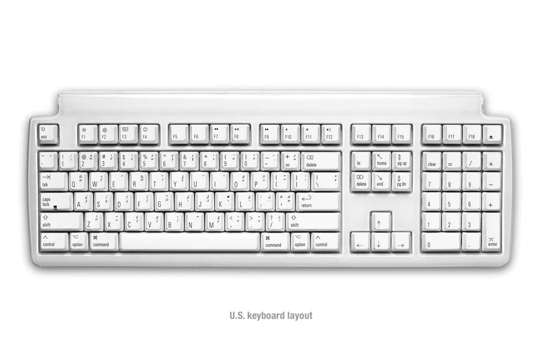 Matias Tactile Pro Keyboard for Mac (White), FK302