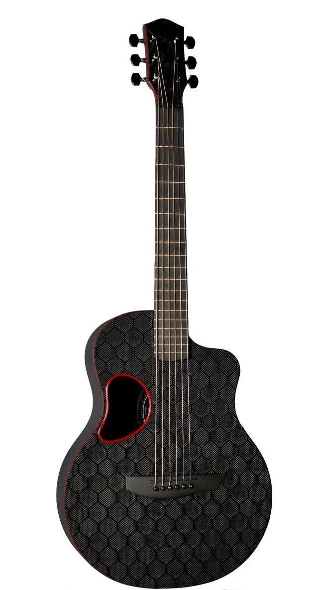 McPherson Carbon Fiber Blackout Touring Red w/ Honeycomb Finish #11175