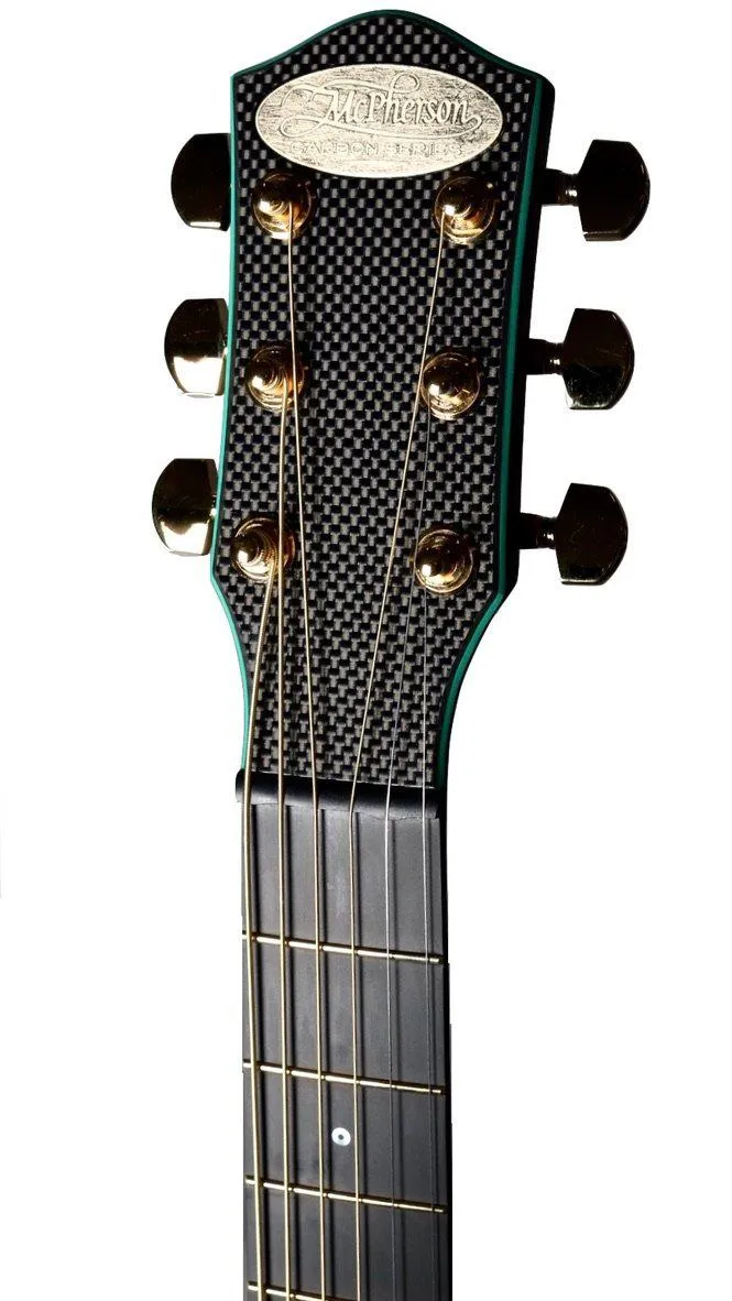 McPherson Carbon Fiber Touring Green Original Pattern w/ Gold Hardware #11155