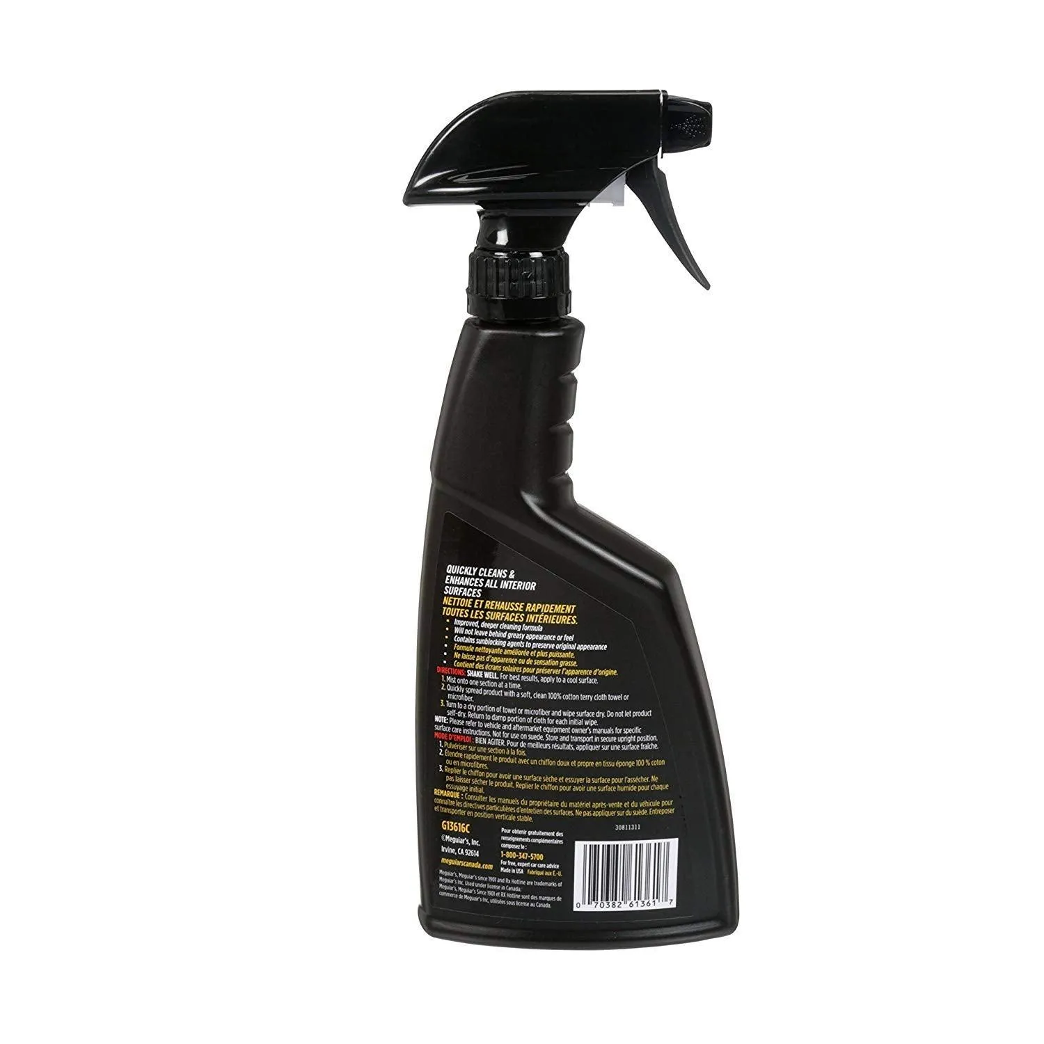 Meguiar's Quik Interior Detailer Cleaner for car.