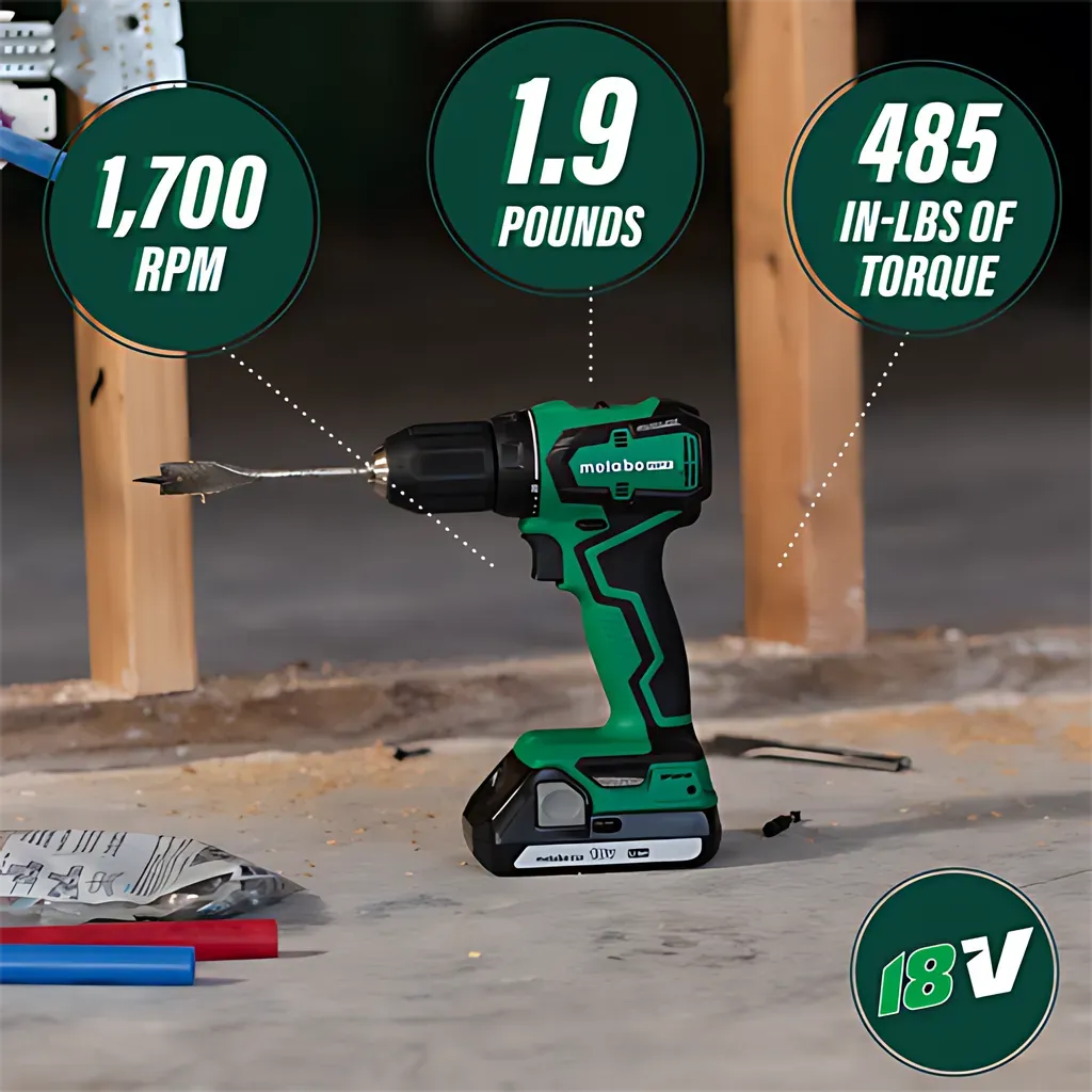 Metabo HPT DS18DDX 18V Brushless 1/2-in Cordless Drill