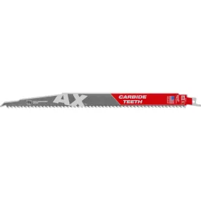 Milwaukee 48-00-5227 THE AX 5 TPI x 12" Carbide Teeth Sawzall Blade