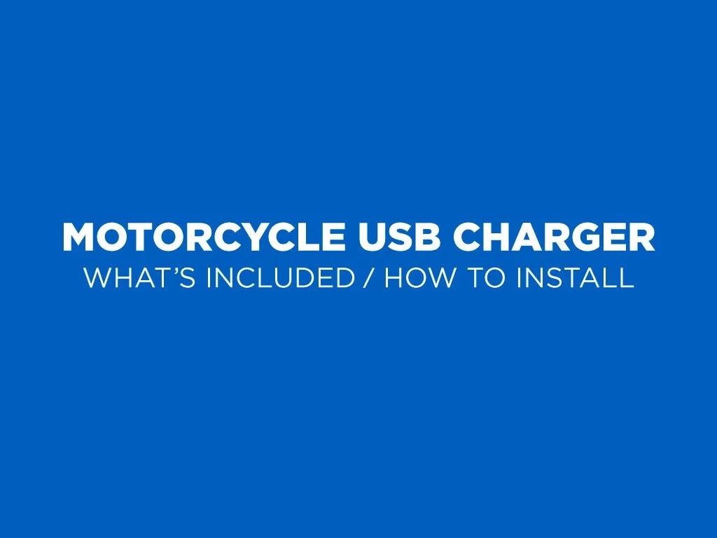 Motorcycle - USB Charger