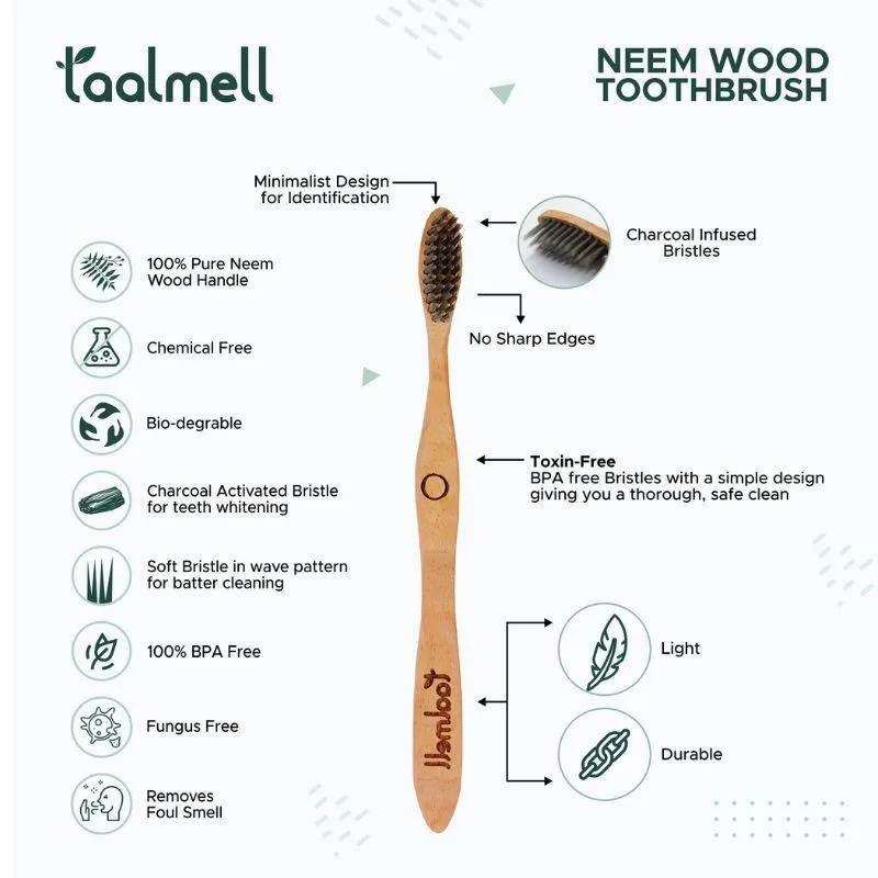 Neem Wood Morning Kit - with 100% Pure Neem Wood