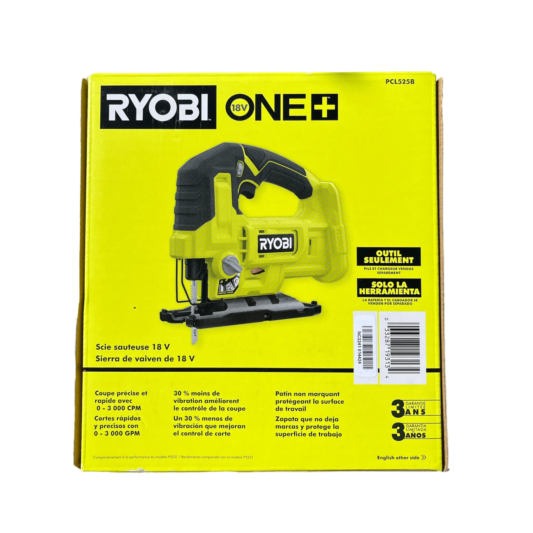 ONE  18-Volt Cordless Jig Saw (Tool Only)