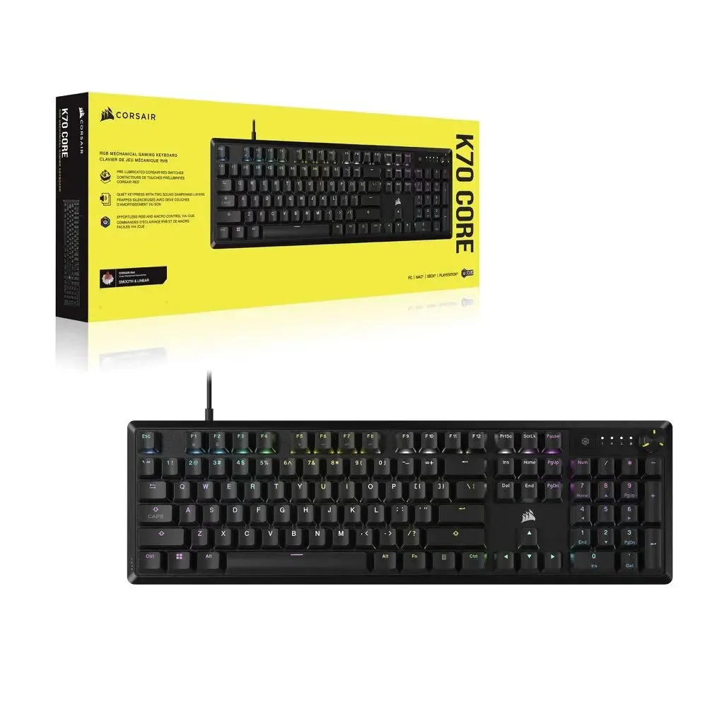 Open Box - Corsair K70 Core RGB Gaming Keyboard