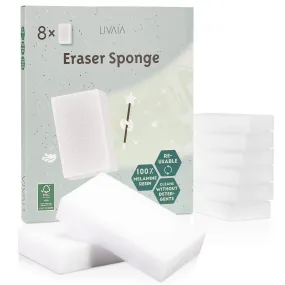 Premium Cleaning Sponge: 8X Practical Dirt Eraser Sponges as Stain Remover for All