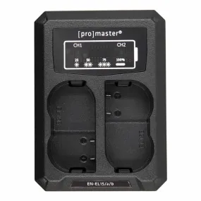 Promaster Dually USB Charger Nikon EN-EL15