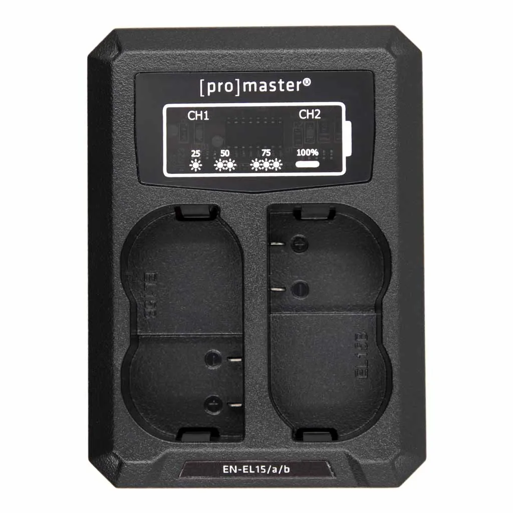 Promaster Dually USB Charger Nikon EN-EL15