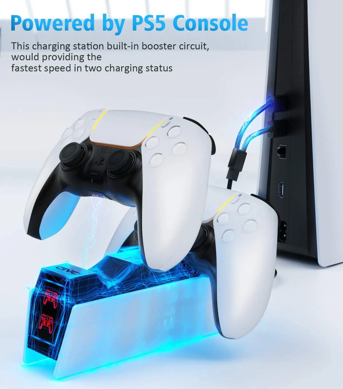 PS5 Controller Charger Docking Station