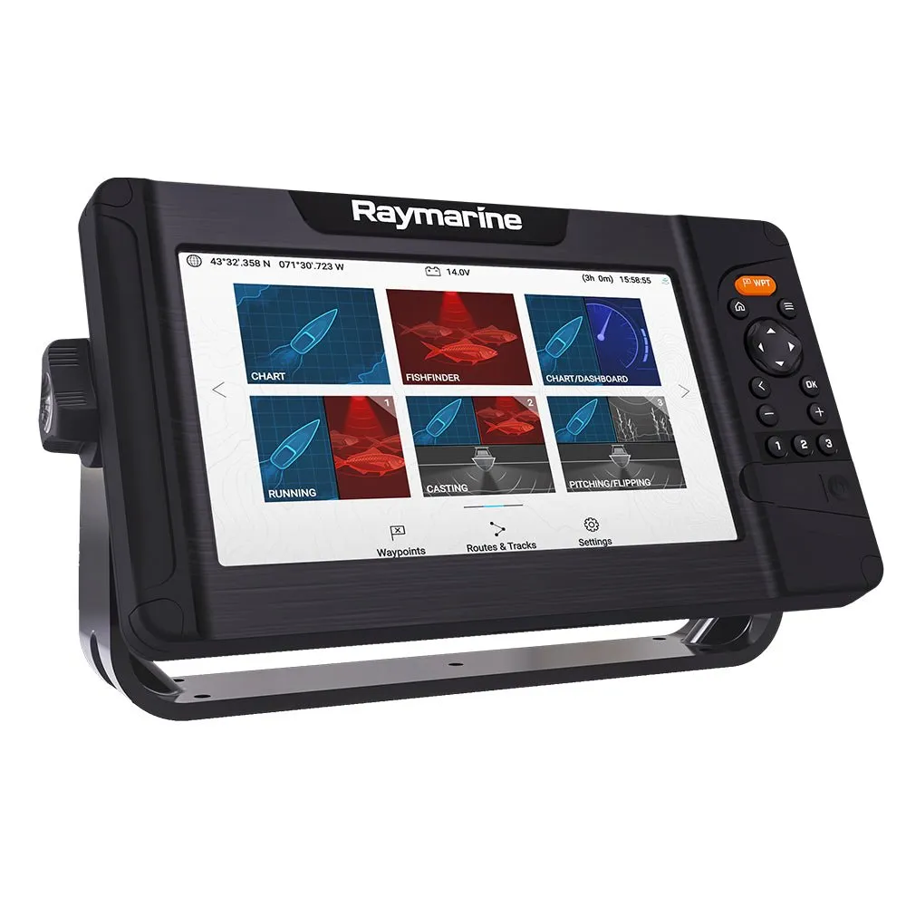 Raymarine Element 9 HV Combo w/HV-100 Transducer  Nav  US  Canada Chart