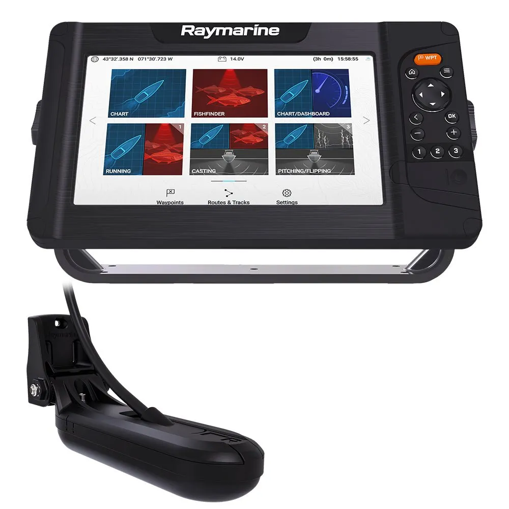 Raymarine Element 9 HV Combo w/HV-100 Transducer  Nav  US  Canada Chart