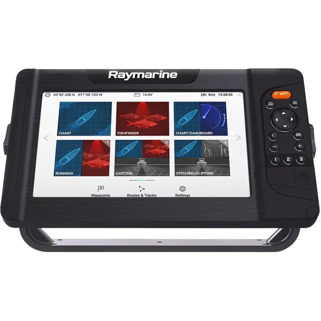 Raymarine Element 9HV No Ducer, Lighthouse Charts