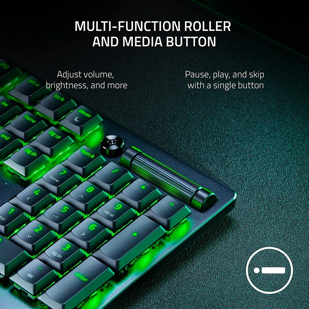 Razer Deathstalker V2 - Low Profile Optical Gaming Keyboard (Linear Red Switch)