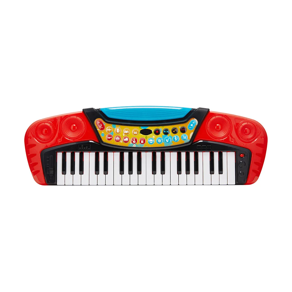 Red Musical Keyboard for 3  age Battery Powered