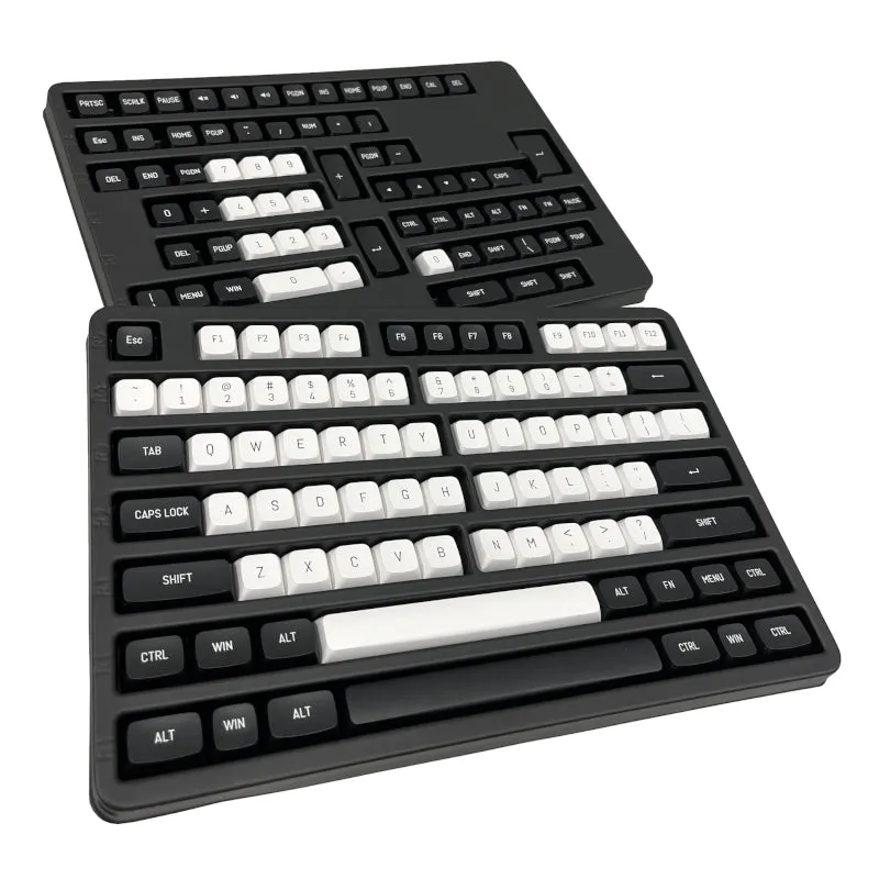 Redragon Keycaps Black And White Pbt 150Key Set