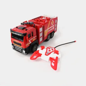 Remote Control Fire Truck 4 Function For Kids