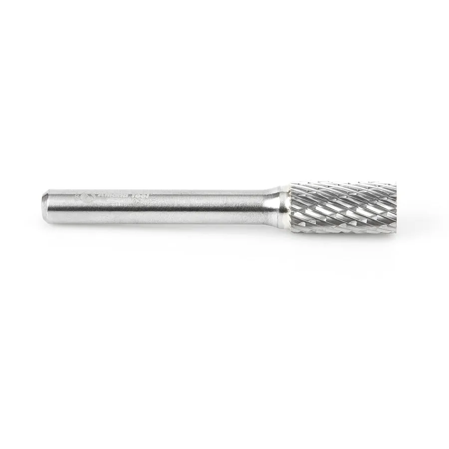 SA Cylindrical No End Double Cut Burr Bit | 3⁄8 Dia x 3⁄4 x 1⁄4 Shank | BURS-102 | 738685666029