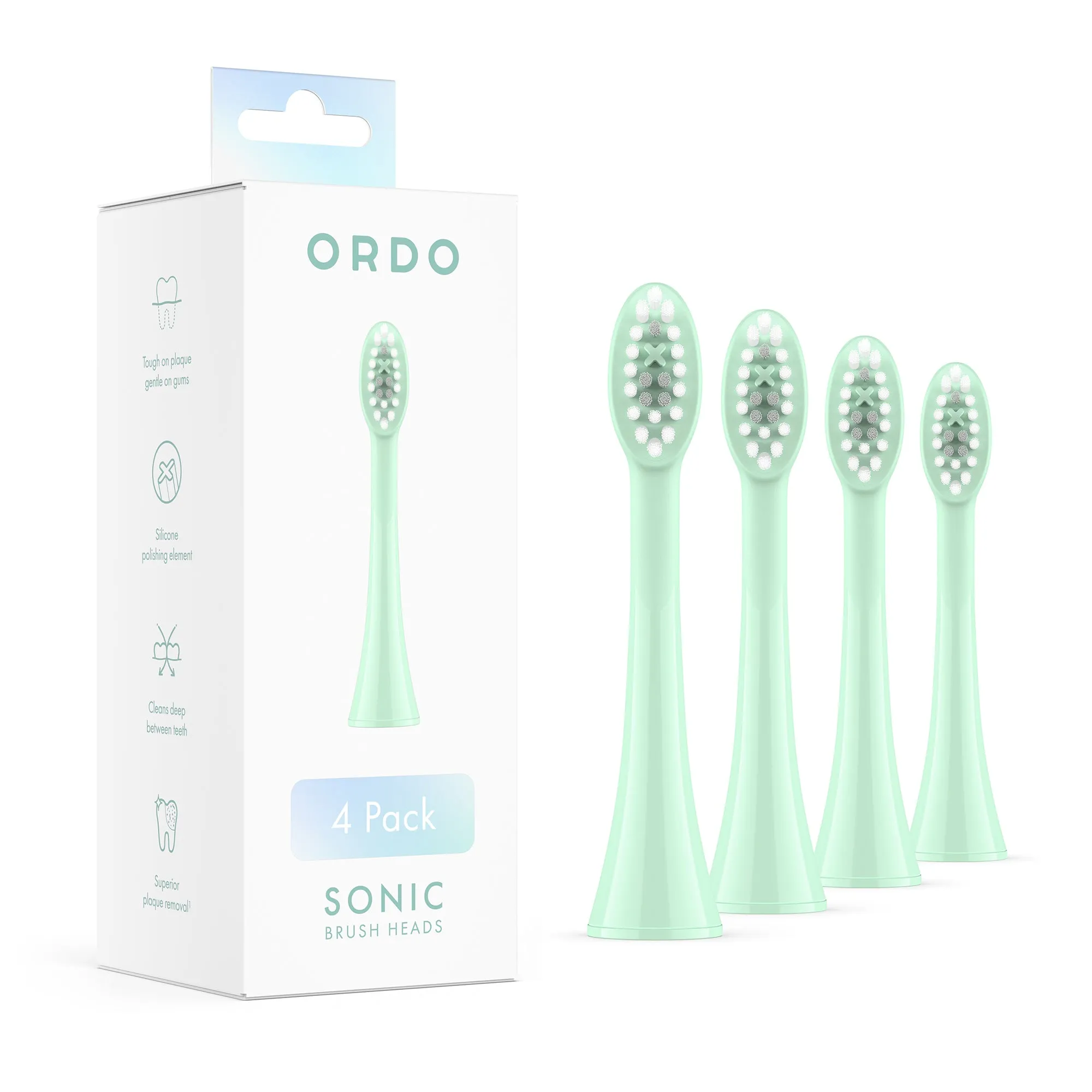 SD - Ordo Sonic Brush Head Mint Green | Sage 4x