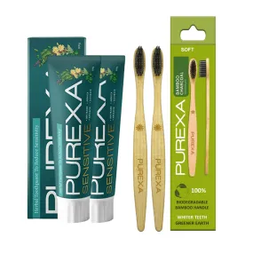 Sensitivity Toothpaste & Bamboo Toothbrush