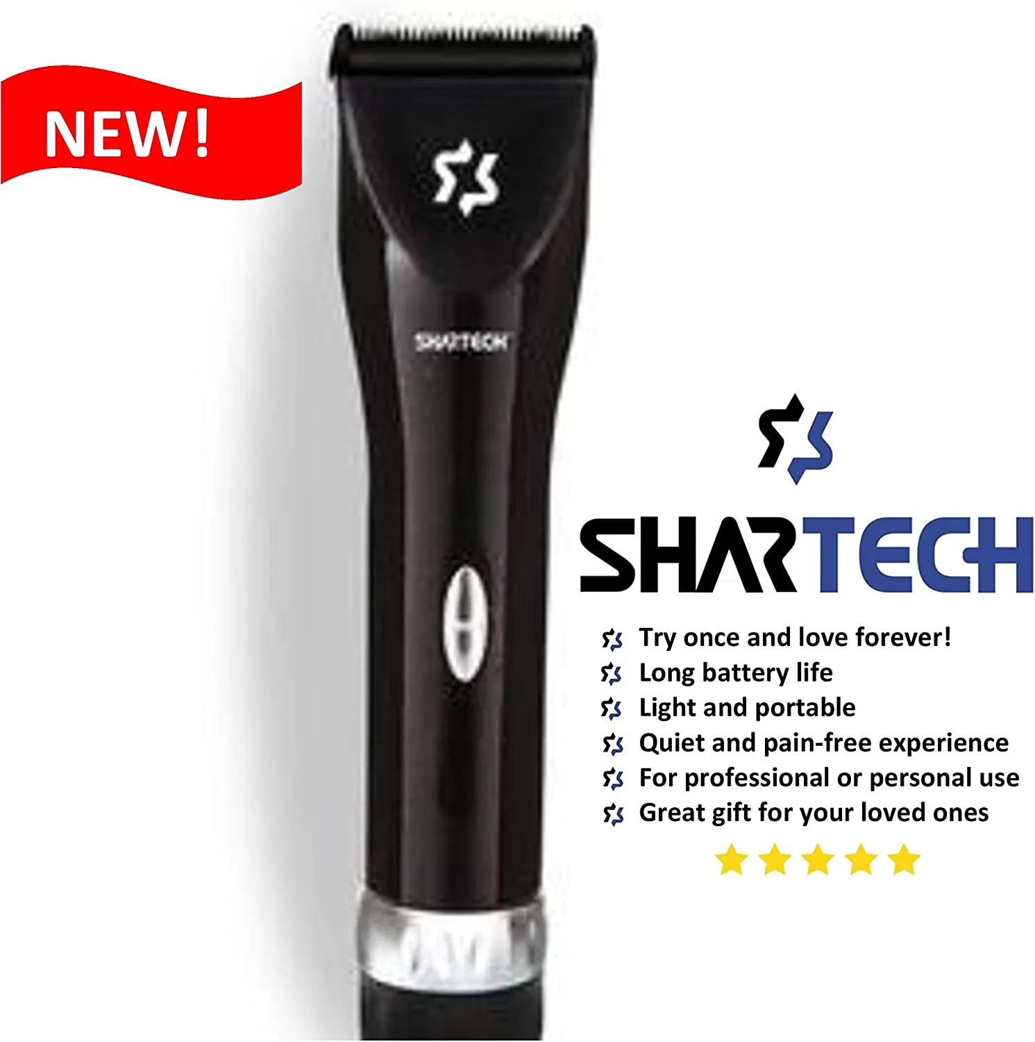 Shartech Black Hair Clipper 1pc