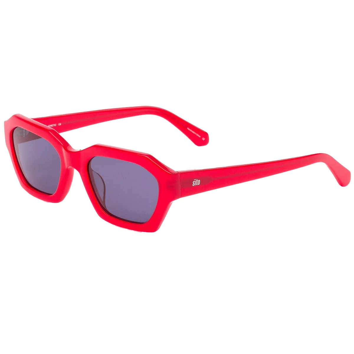 Sito Kinetic Polarized Sunglasses - Cherry Red/Iron Grey