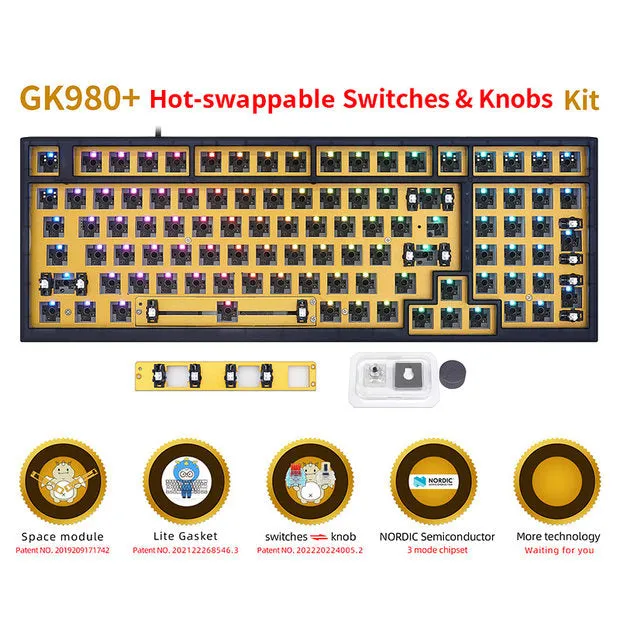 SKYLOONG GK75 3-Mode RGB DIY Kit