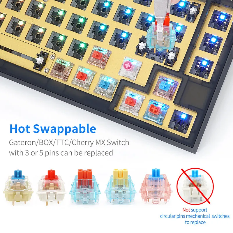 SKYLOONG GK75 3-Mode RGB DIY Kit