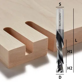 Solid Carbide Coated Router Bit - Spiral Compression 2 Flute