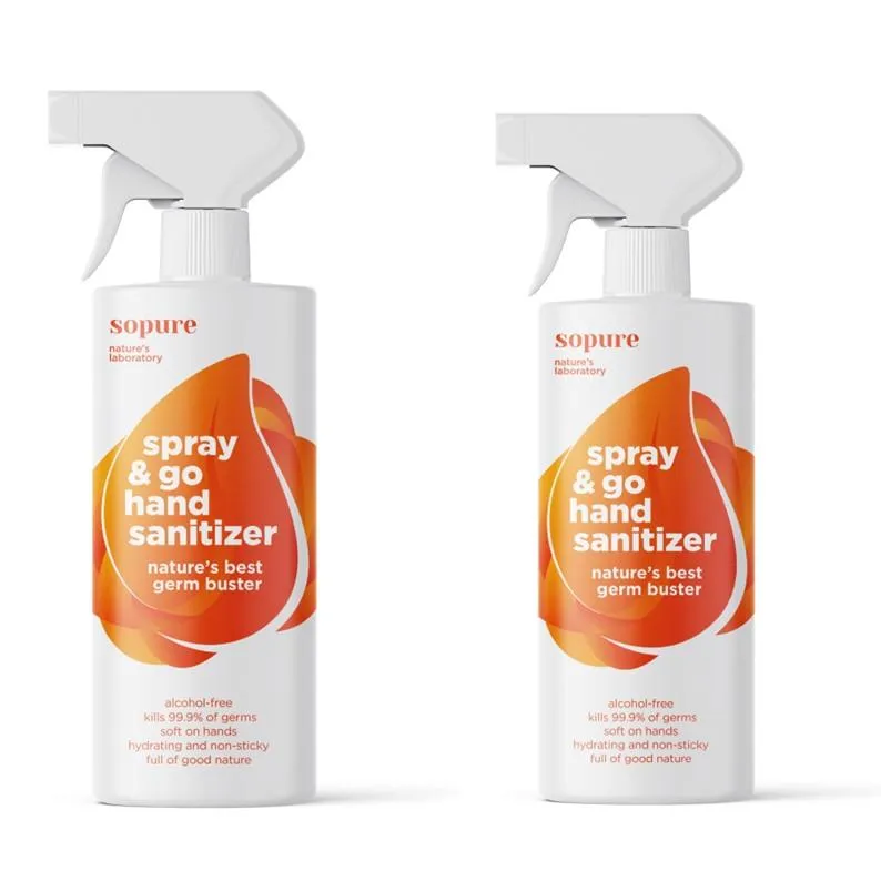 SoPure Spray & Go Hand Sanitizer 250 ml (2 PACK)