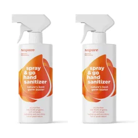 SoPure Spray & Go Hand Sanitizer 500 ml (2 PACK)