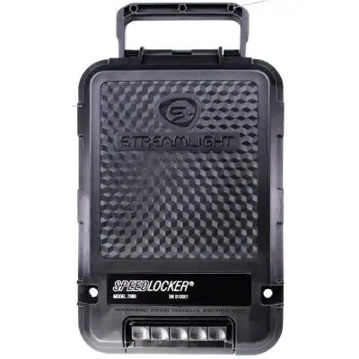 Streamlight SpeedLocker Portable, Lockable Storage Container - Black